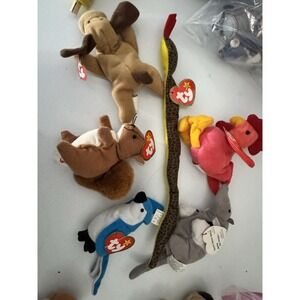 Ty Teenie Beanie Babies McDonald's Happy Meal Toys 4 @1993 3@1999 Plush Lot of 6
